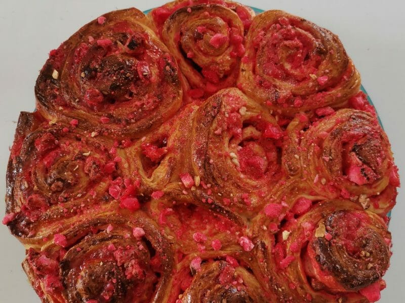 Cliquez pour zoomer ! Brioche aux pralines roses Thermomix par paulinetic