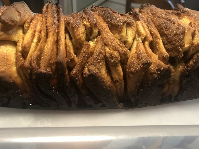 Cliquez pour zoomer ! Brioche à effeuiller à la cannelle Thermomix par Acidburn51