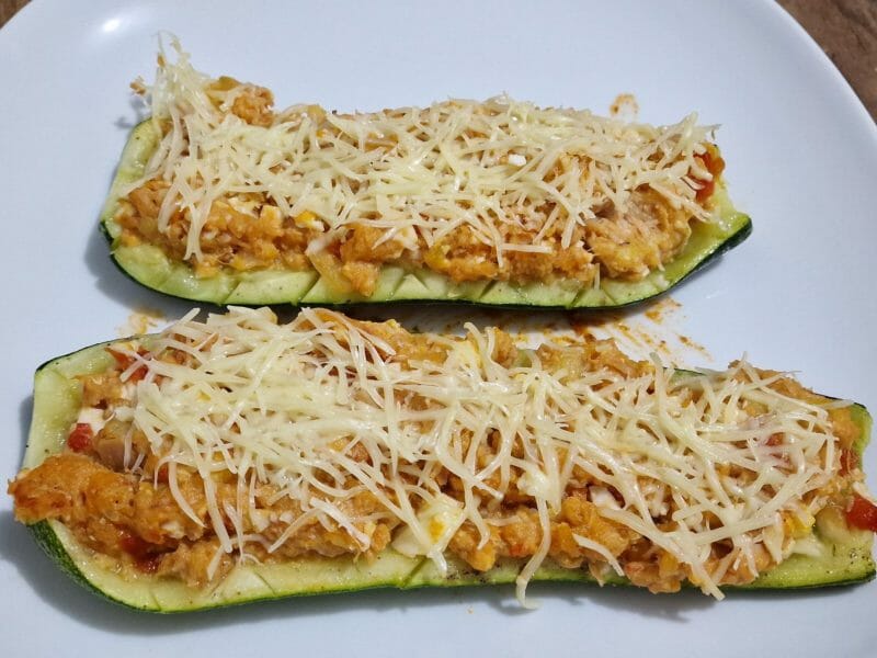 Cliquez pour zoomer ! Courgettes farcies au thon Thermomix par gaelle2403
