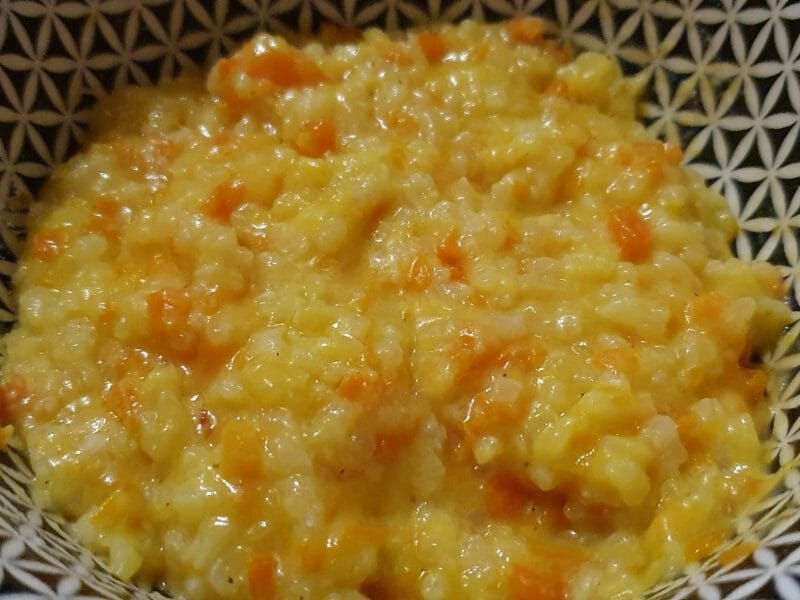 Cliquez pour zoomer ! Risotto aux carottes et parmesan Thermomix par gaelle2403