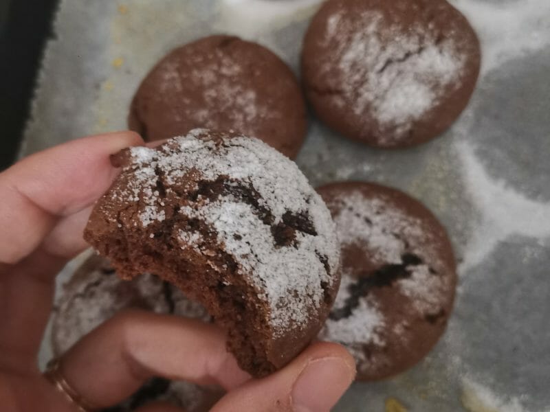 Cliquez pour zoomer ! Craquelés au chocolat Thermomix par ZedZed