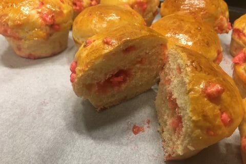 Cliquez pour zoomer ! Brioche aux pralines roses Thermomix par Nabil