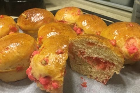 Cliquez pour zoomer ! Brioche aux pralines roses Thermomix par Nabil