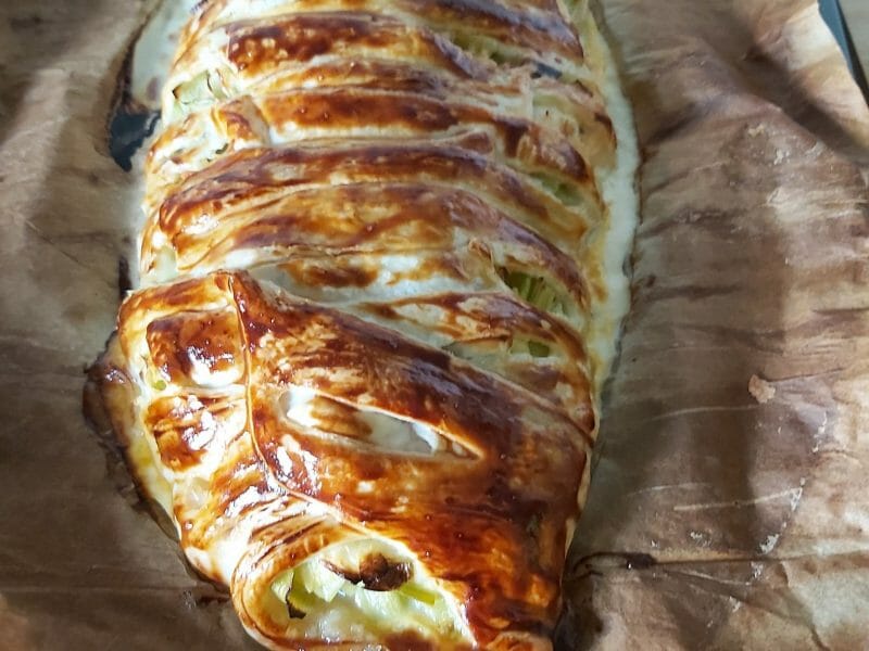 Cliquez pour zoomer ! Feuilleté saumon et poireaux Thermomix par daphne_8
