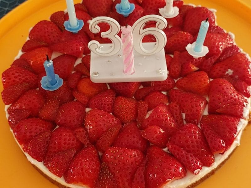 Cliquez pour zoomer ! Tarte aux fraises sans cuisson Thermomix par lorellacarpentierperoni