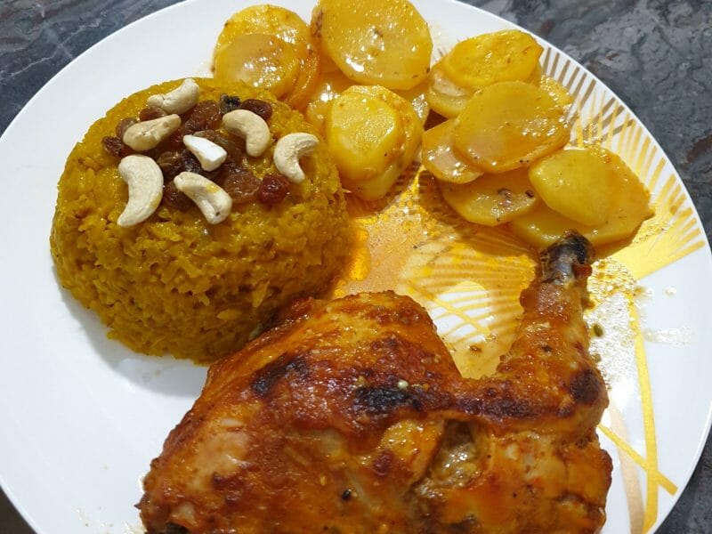 Cliquez pour zoomer ! Poulet tandoori et sauce raïta Thermomix par jihane_35