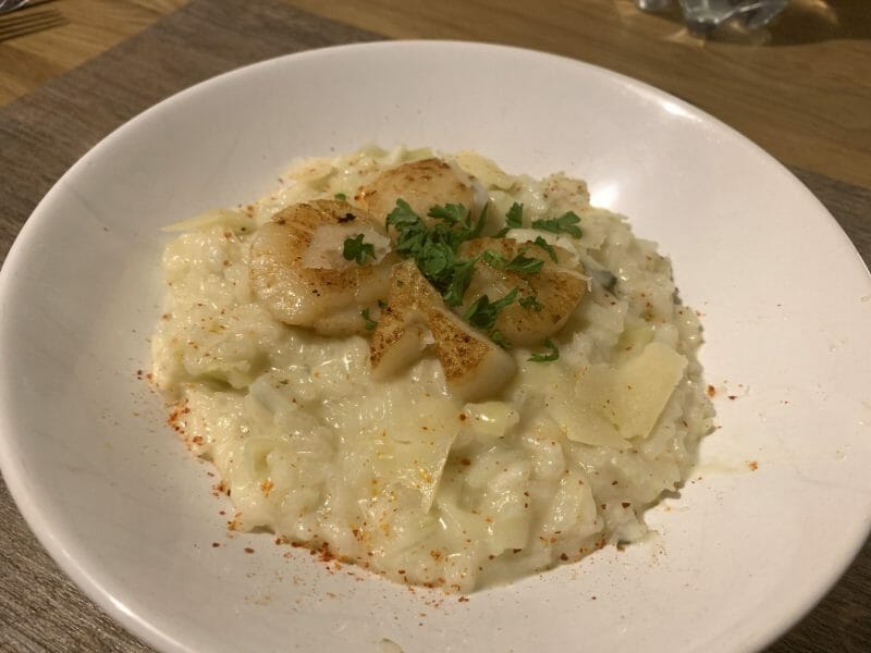 Cliquez pour zoomer ! Risotto aux Saint Jacques et poireaux Thermomix par doris_do