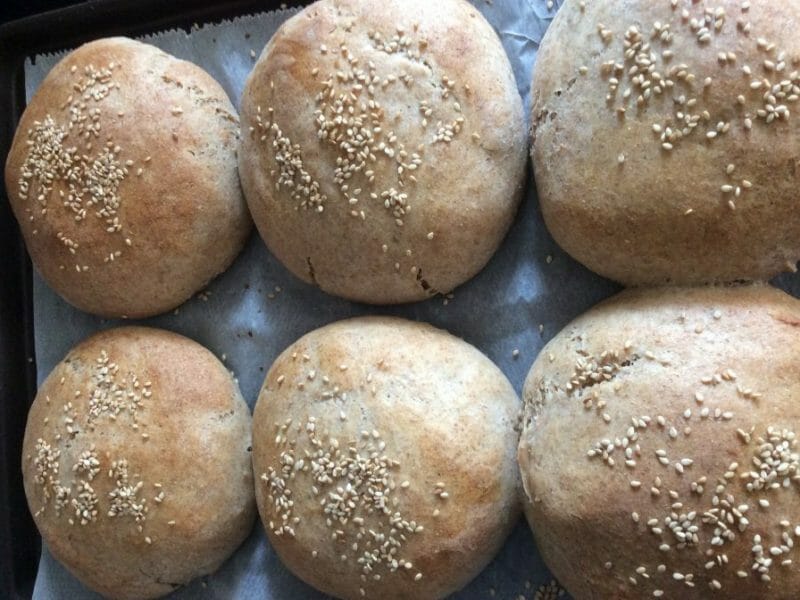 Cliquez pour zoomer ! Pains hamburger Thermomix par Cayole