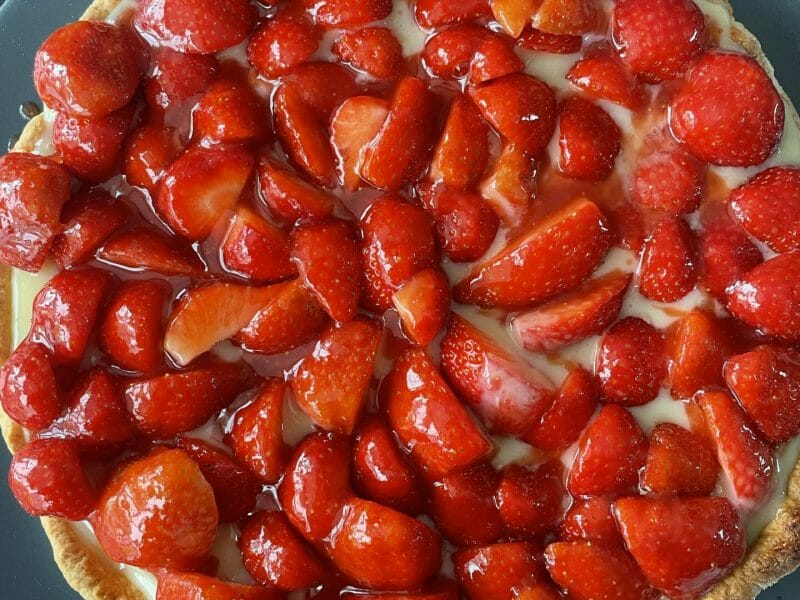 Cliquez pour zoomer ! Tarte aux fraises Thermomix par pascale_122