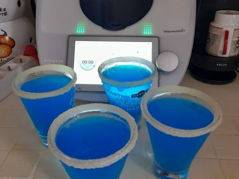 Cliquez pour zoomer ! Cocktail Blue Lagoon Thermomix par Choblet Ghislaine