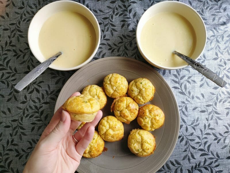 Cliquez pour zoomer ! Bouchées courgettes mozzarella Thermomix par gwendo57