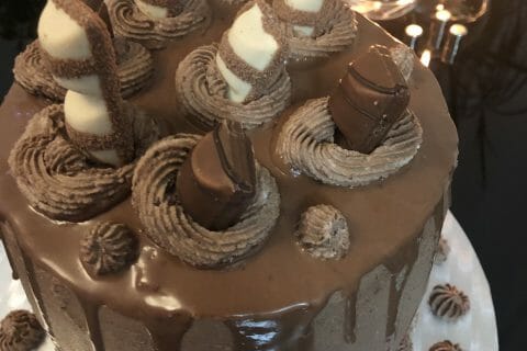 Cliquez pour zoomer ! Layer cake Kinder Bueno Thermomix par Vivi3182