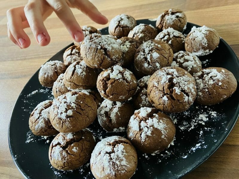 Cliquez pour zoomer ! Craquelés au chocolat Thermomix par gillesemi