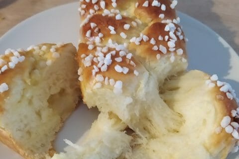 Cliquez pour zoomer ! Brioche tressée à la mie filante Thermomix par mika59