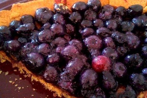 Cliquez pour zoomer ! Tarte aux myrtilles au Thermomix