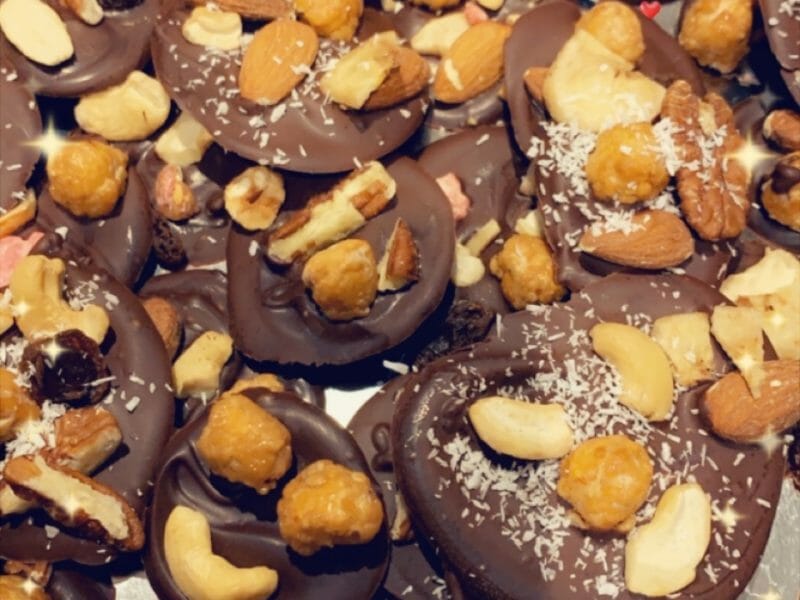 Cliquez pour zoomer ! Mendiants au chocolat Thermomix par Cabote