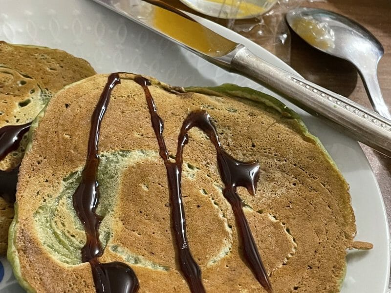 Cliquez pour zoomer ! Pancakes banane et épinards Thermomix par rania_90