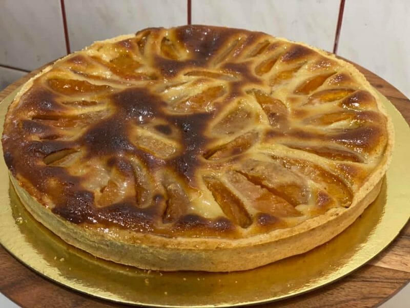 Cliquez pour zoomer ! Tarte amandine aux abricots Thermomix par brigitte38100