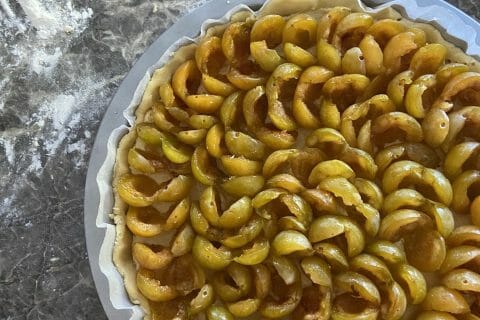 Cliquez pour zoomer ! Tarte aux mirabelles Thermomix par nadia_224