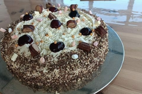 Cliquez pour zoomer ! Bûche forêt noire Thermomix par alex_et_fred