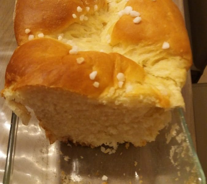 Cliquez pour zoomer ! Brioche sans beurre, sans oeufs Thermomix par Fabiennet1