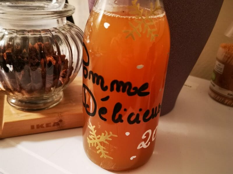 Liqueur de pommes au Thermomix Cookomix