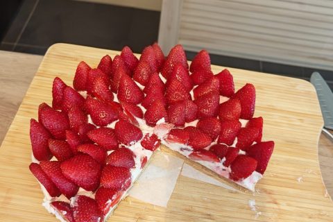 Cliquez pour zoomer ! Tarte aux fraises sans cuisson Thermomix par dede231088