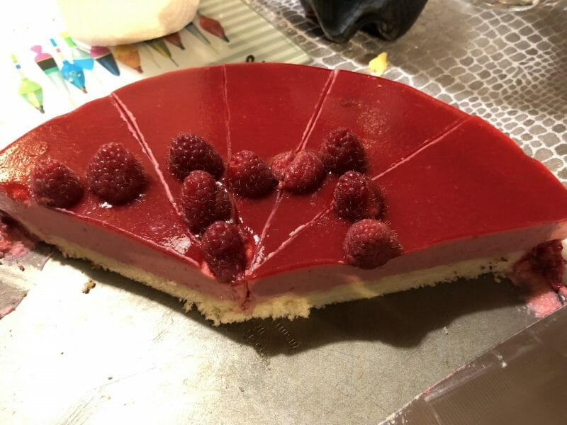 Cliquez pour zoomer ! Bavarois aux framboises Thermomix par vini27