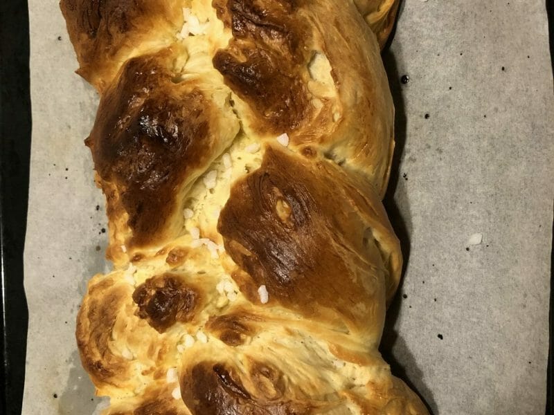Cliquez pour zoomer ! Brioche tressée à la mie filante Thermomix par vini27