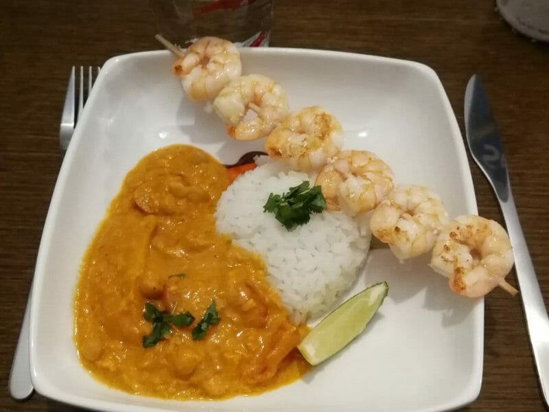 Cliquez pour zoomer ! Curry de pois chiches au lait de coco Thermomix par ariellemargaux33