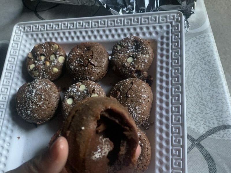 Cliquez pour zoomer ! Fondants aux deux chocolats Thermomix par lamborghini_1