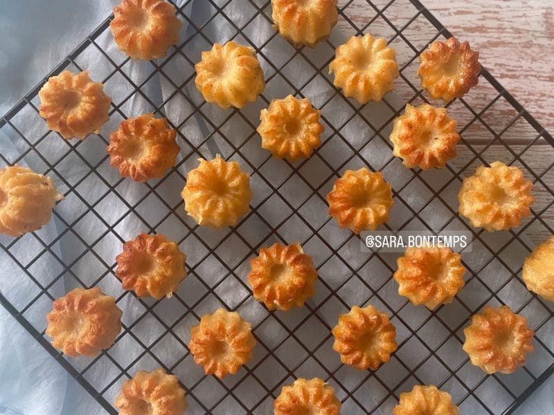 Cliquez pour zoomer ! Mini cannelés chèvre miel Thermomix par Sara bontemps