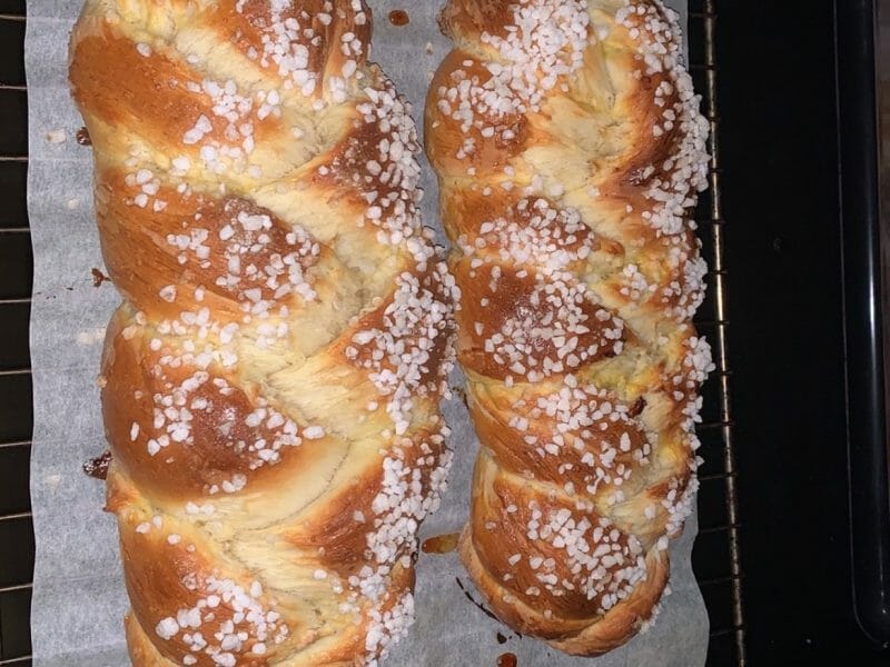Cliquez pour zoomer ! Brioche tressée à la mie filante Thermomix par theciie
