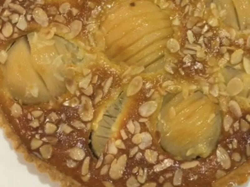 Cliquez pour zoomer ! Tarte aux poires sur lit de chocolat Thermomix par nacera_6