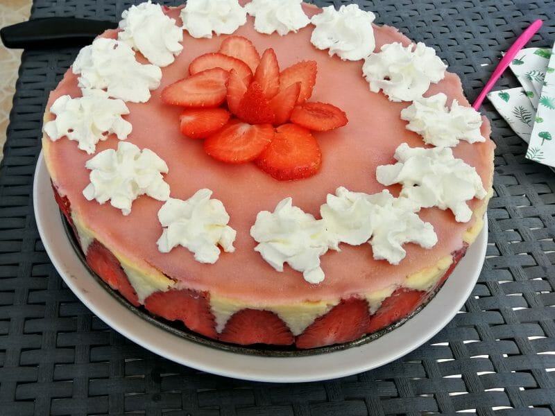 Cliquez pour zoomer ! Fraisier Thermomix par Thermopat77