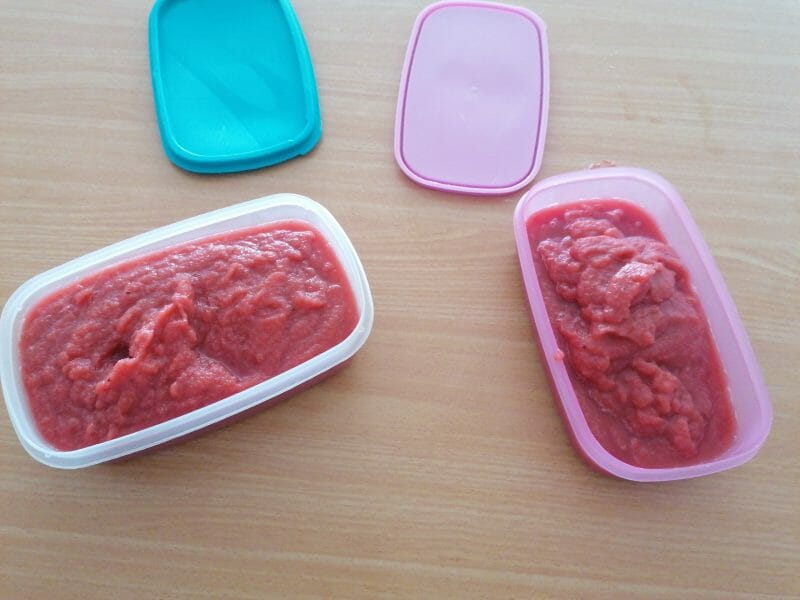 Cliquez pour zoomer ! Compote pommes fraises Thermomix par jucamilleromane