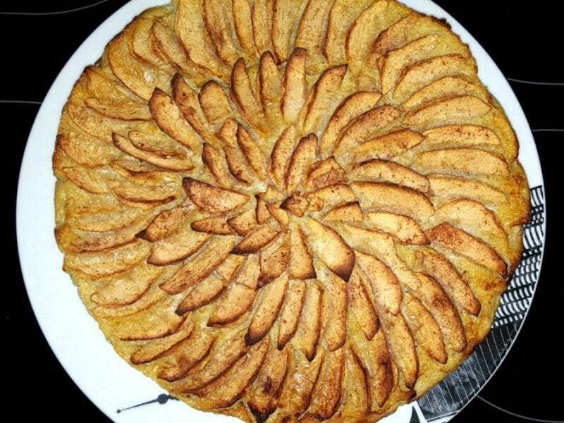 Cliquez pour zoomer ! Tarte aux pommes sans pâte Thermomix par grimlly