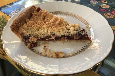 Cliquez pour zoomer ! Tarte aux cerises façon crumble Thermomix par Aureliepds