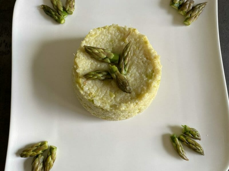 Cliquez pour zoomer ! Risotto aux asperges vertes Thermomix par yasmina_45