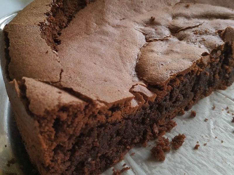 Cliquez pour zoomer ! Gâteau macaroné au chocolat Thermomix par Sandy06