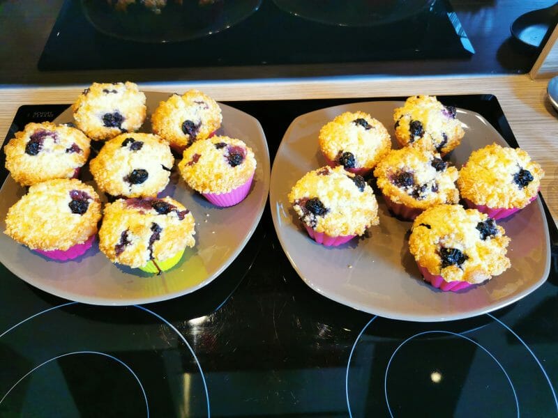 Cliquez pour zoomer ! Muffins aux myrtilles Thermomix par aure_55