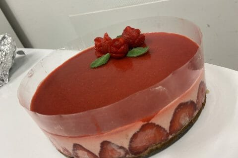 Cliquez pour zoomer ! Bavarois aux fraises Thermomix par solene_a