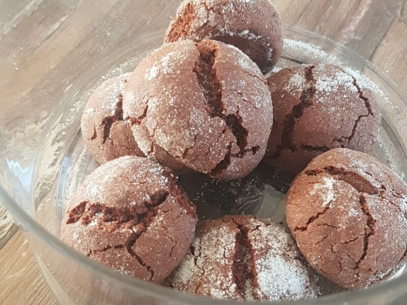 Cliquez pour zoomer ! Craquelés au chocolat Thermomix par carolovecris