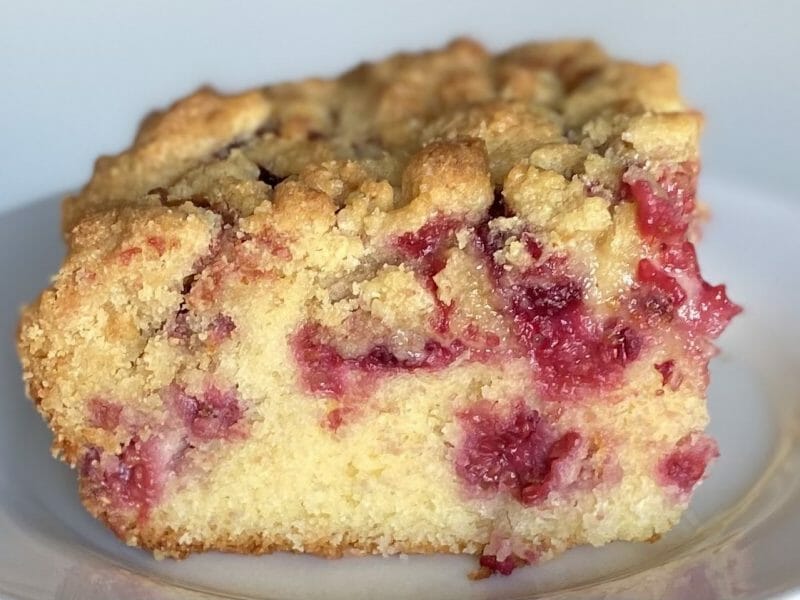 Crumb Cake Framboises Au Thermomix Cookomix