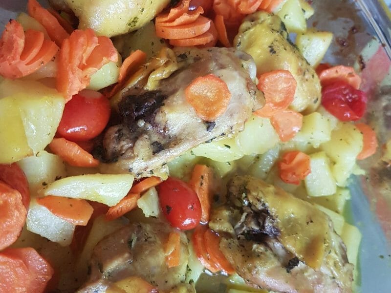 Cliquez pour zoomer ! Poulet rôti à la Marocaine Thermomix par sandrine_2303