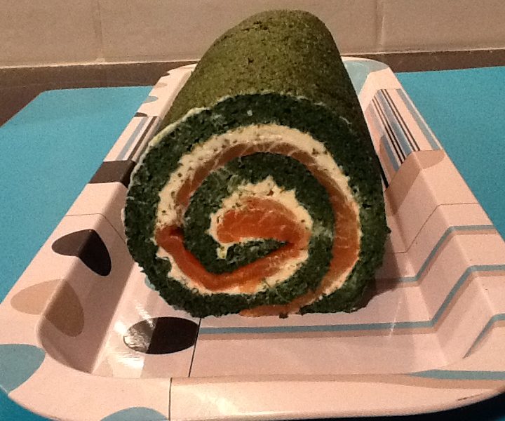 Cliquez pour zoomer ! Roulé aux épinards, saumon et Boursin Thermomix par Fabien78