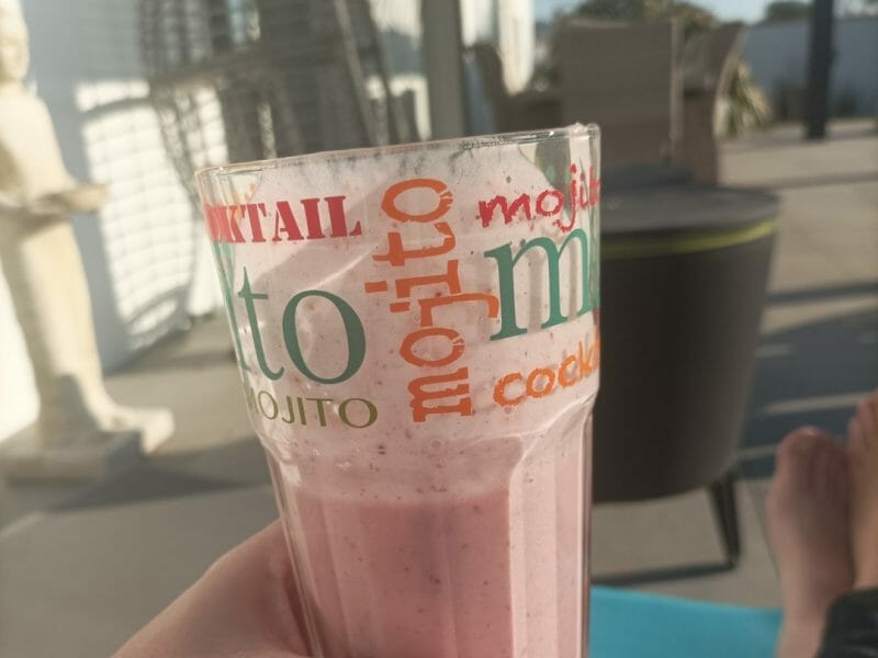 Cliquez pour zoomer ! Milkshake fraise banane Thermomix par cathy_186