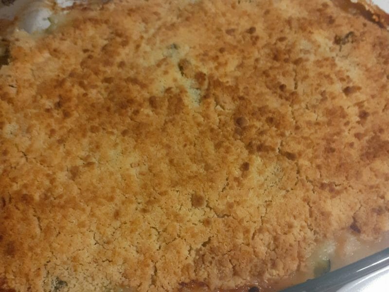 Cliquez pour zoomer ! Crumble poulet, courgettes et parmesan Thermomix par steph_151