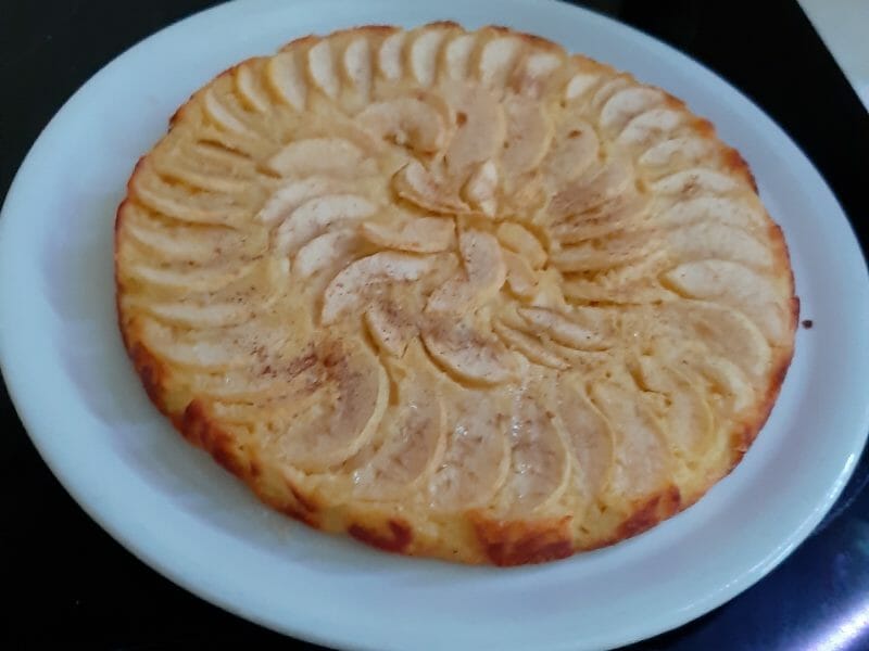 Cliquez pour zoomer ! Tarte aux pommes sans pâte Thermomix par CecileBUSTIN