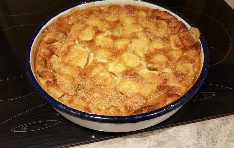 Cliquez pour zoomer ! Flognarde aux pommes (clafoutis aux pommes) Thermomix par CecileBUSTIN